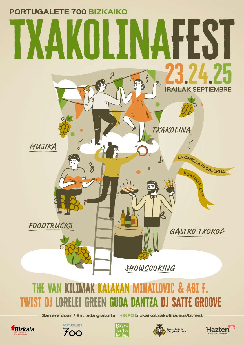 TxakolinFestaren kartela - Cartel del TxakolinFest 2022